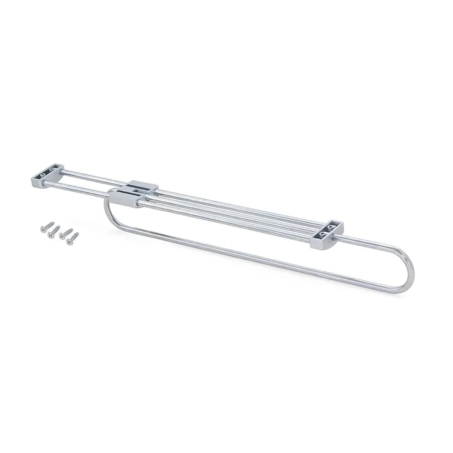 Appendiabiti estraibile 30 cm in acciaio cromo - Sektor