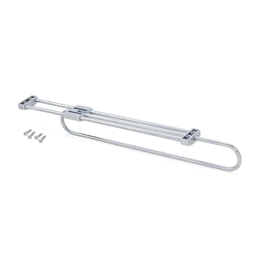 Appendiabiti estraibile 35 cm in acciaio cromo - Sektor