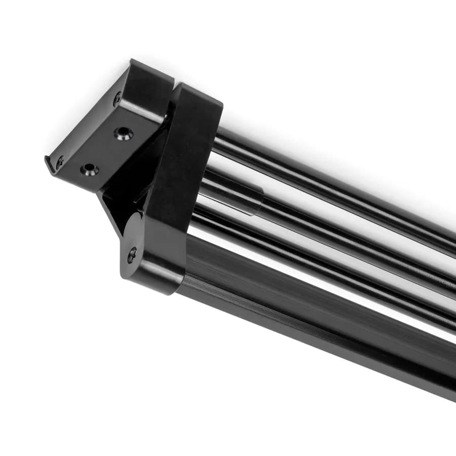 Appendiabiti estraibile 42 cm in alluminio verniciato nero - Sektor