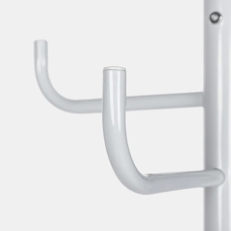 Appendiabiti in metallo bianco - Prik