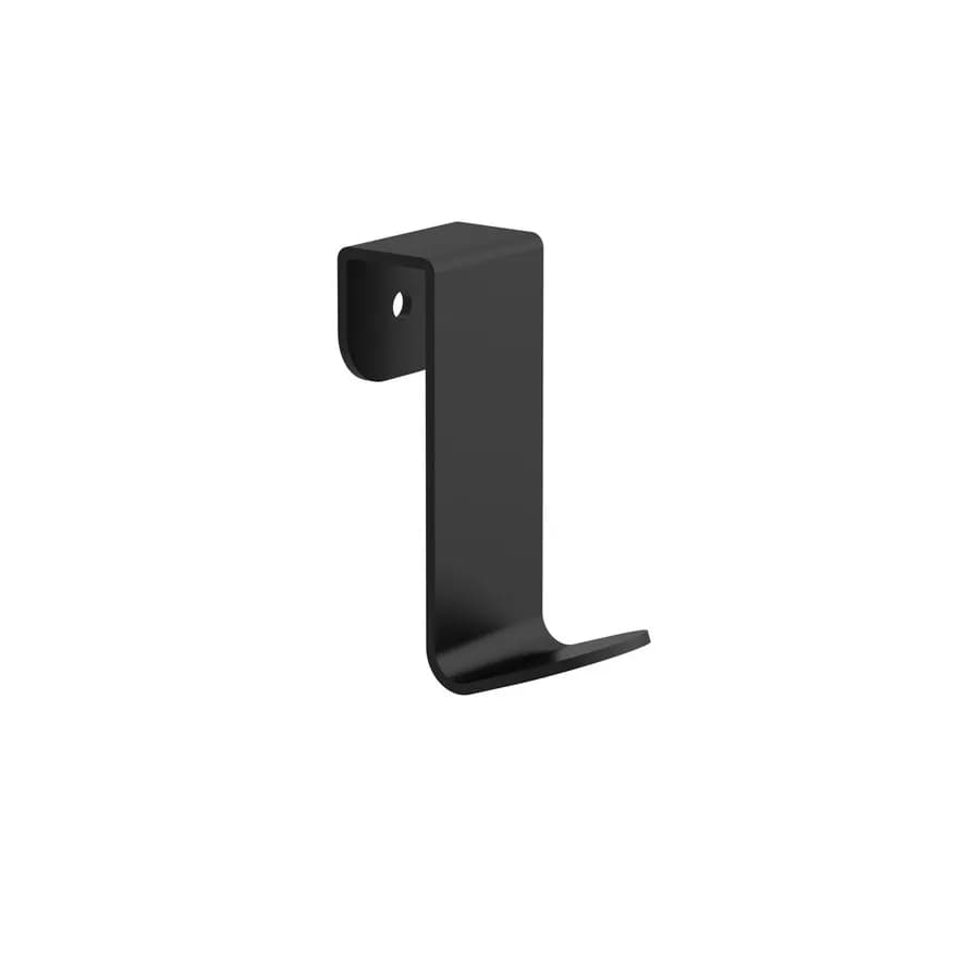 Appendino 7,5 cm in alluminio nero opaco