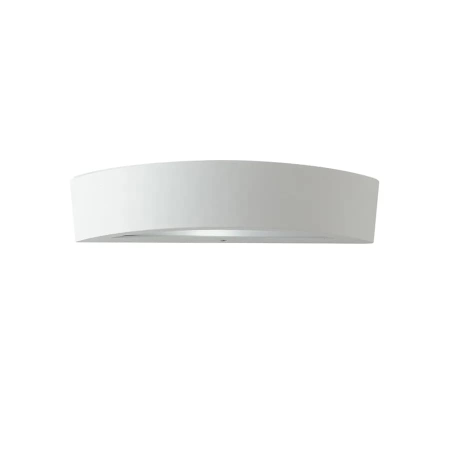 Applique biemissione 36x7,5 cm alluminio bianco