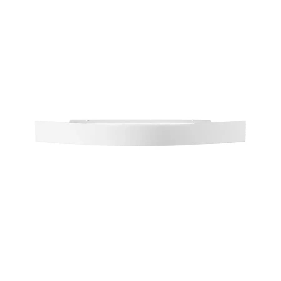 Applique da parete 60x8,5 cm biemissione in metallo bianco