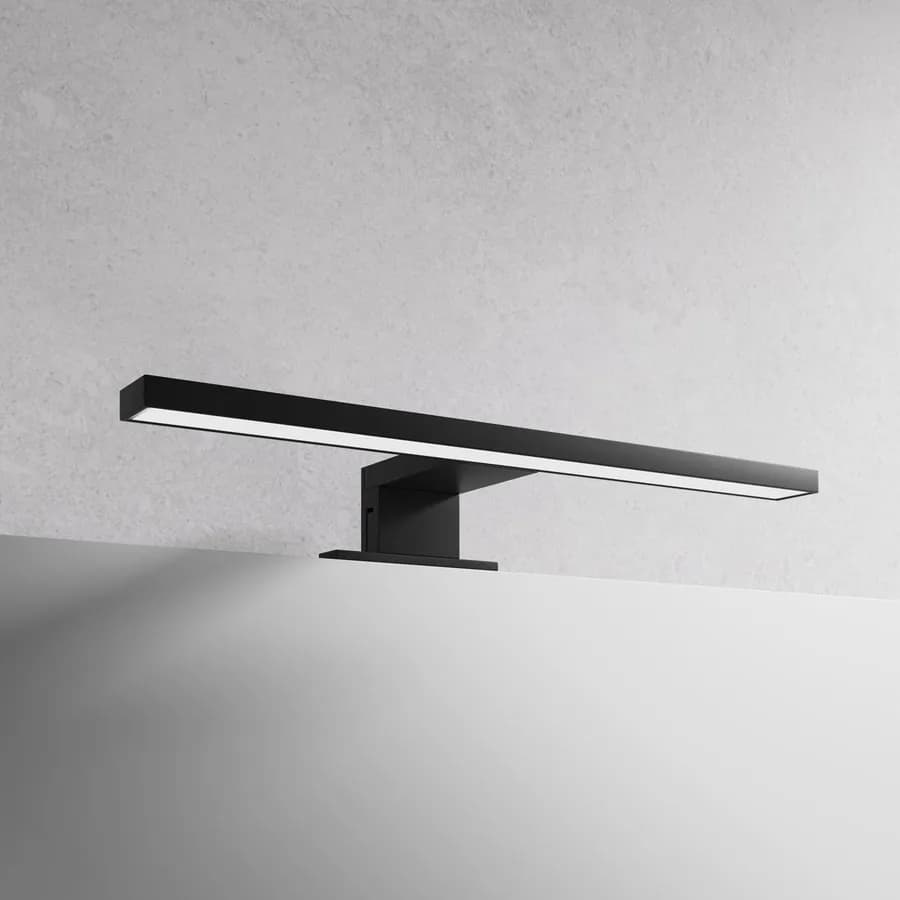 Applique LED 30 cm in abs nero opaco luce naturale - Mark