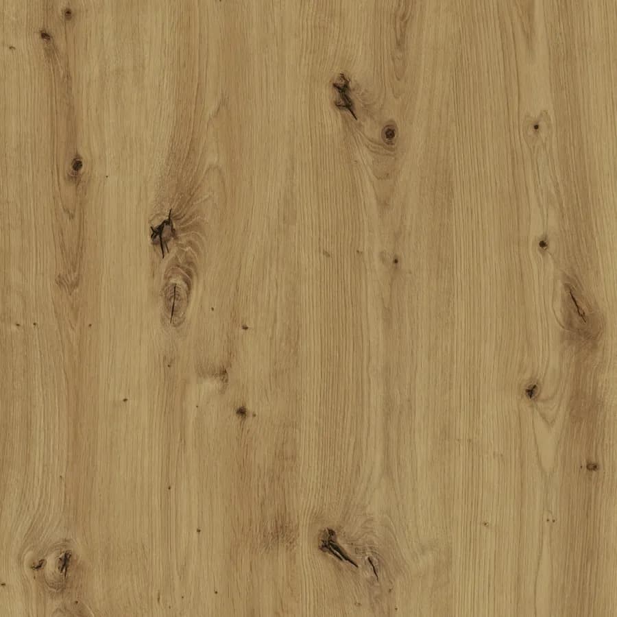Armadio 250x223h cm con due ante scorrevoli rovere artisan e specchio - Alen