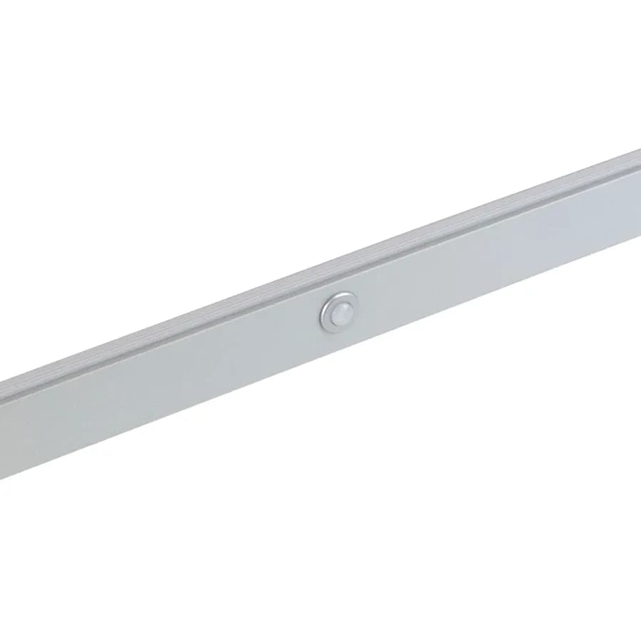 Barra appendiabiti per armadio con luce led 41-56 cm in alluminio grigio metallizzato - Clever