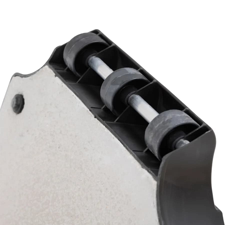 Base ombrellone con ruote 54x48 cm da 39 kg in cemento nero - Defense