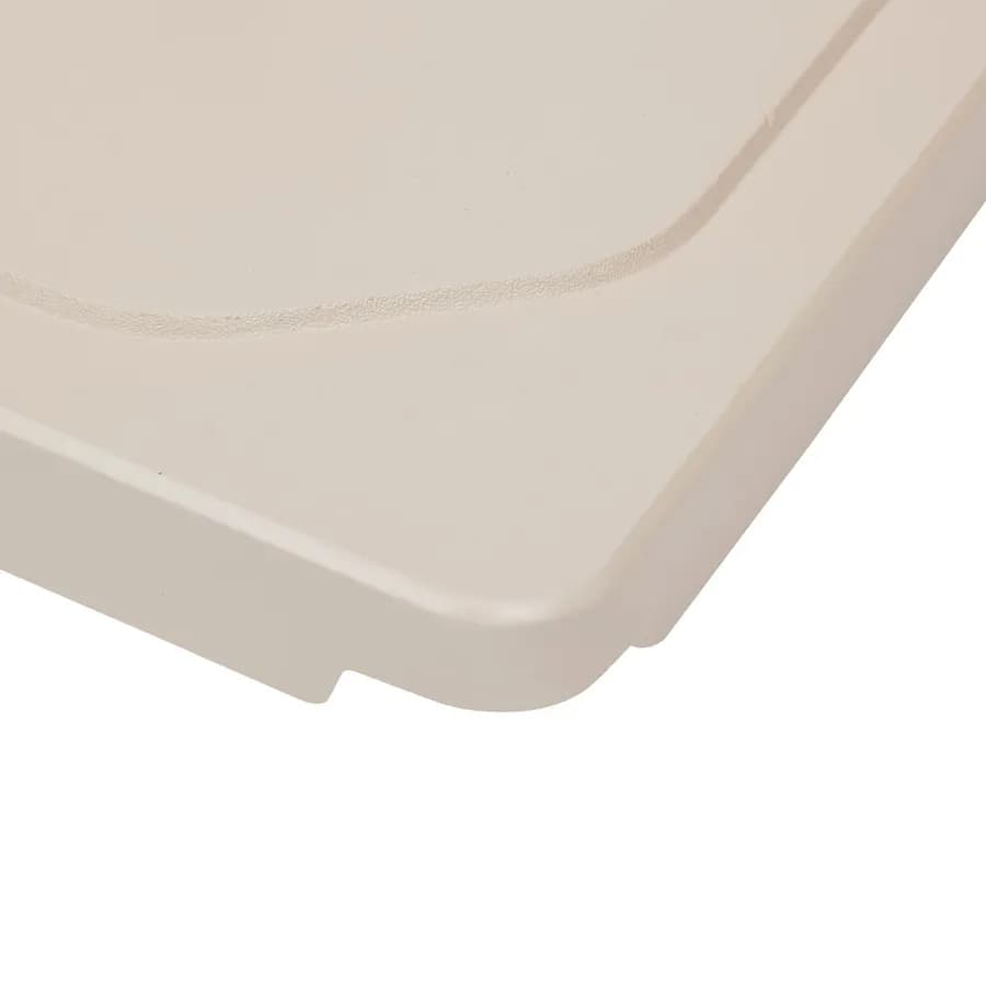 Base per ombrellone con palo laterale 38x38 cm da 15 kg in cemento crema - Chamberi