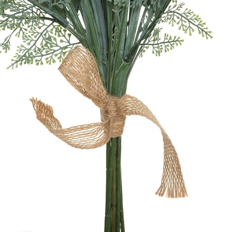 Bouquet di eucalipto artificiale 67h cm con fiori multicolore