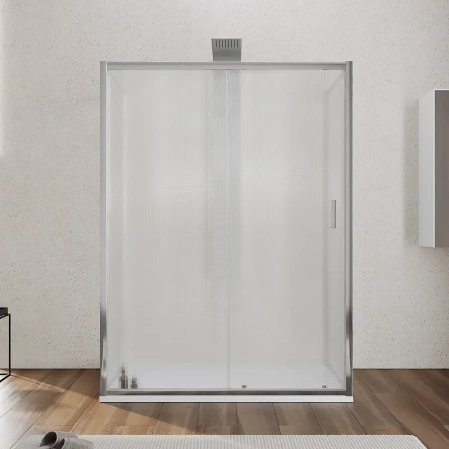 Box 3 lati 70x150x70 cm scorrevole vetro temperato 6mm stampato 185h - Young