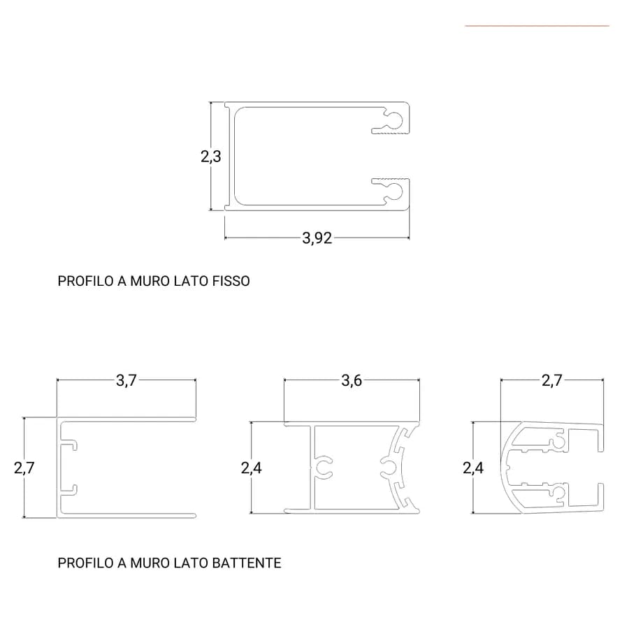 Box doccia 160X80 cm lato fisso specchiato con battente e profilo nero 200h - Artego Duo