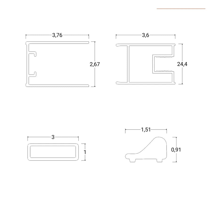 Box doccia 65x100 cm a soffietto vetro anticalcare trasparente e profilo nero opaco 195h - Flexy