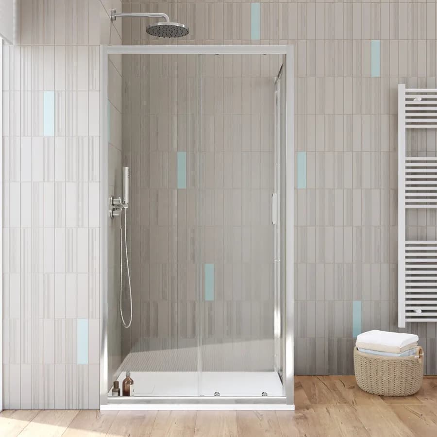 Box doccia 70x105 cm scorrevole vetro temperato 6mm trasparente 185h - Young