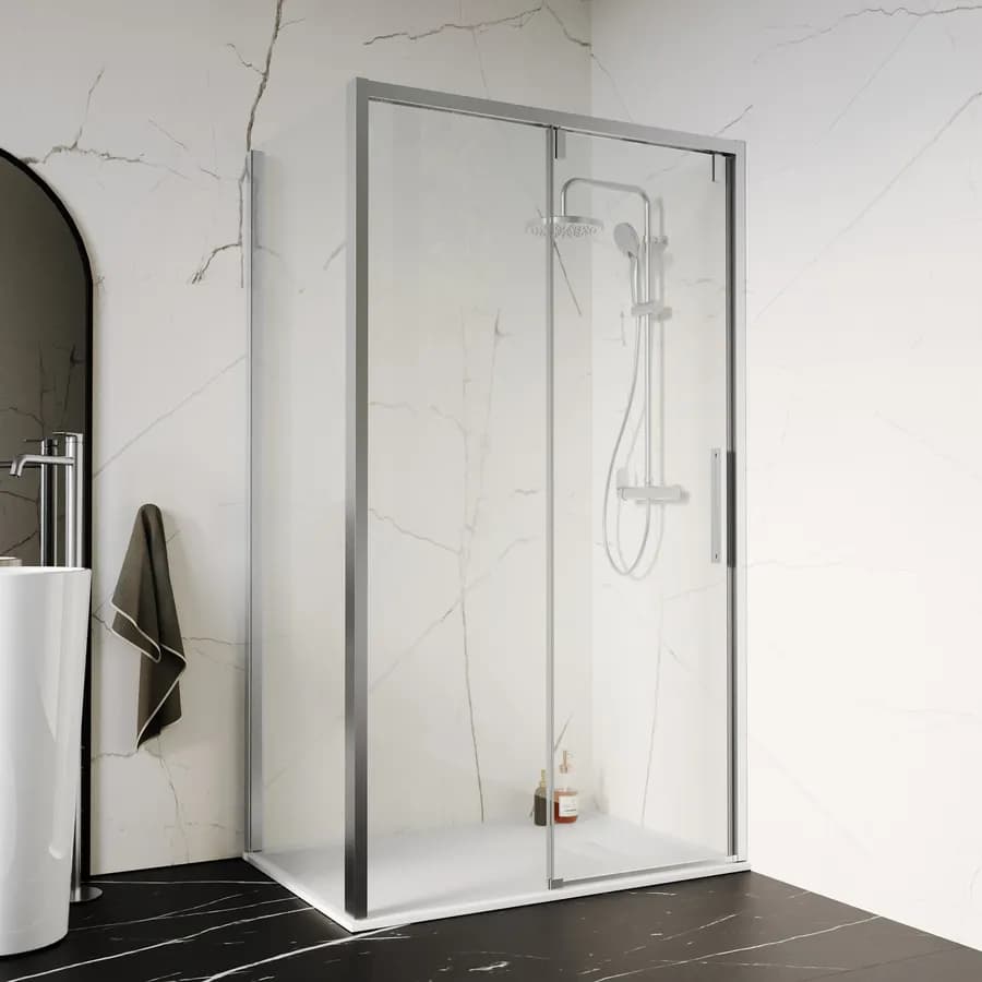Box doccia 70x120 cm scorrevole SoftClose 8mm anticalcare 200h - Anthea