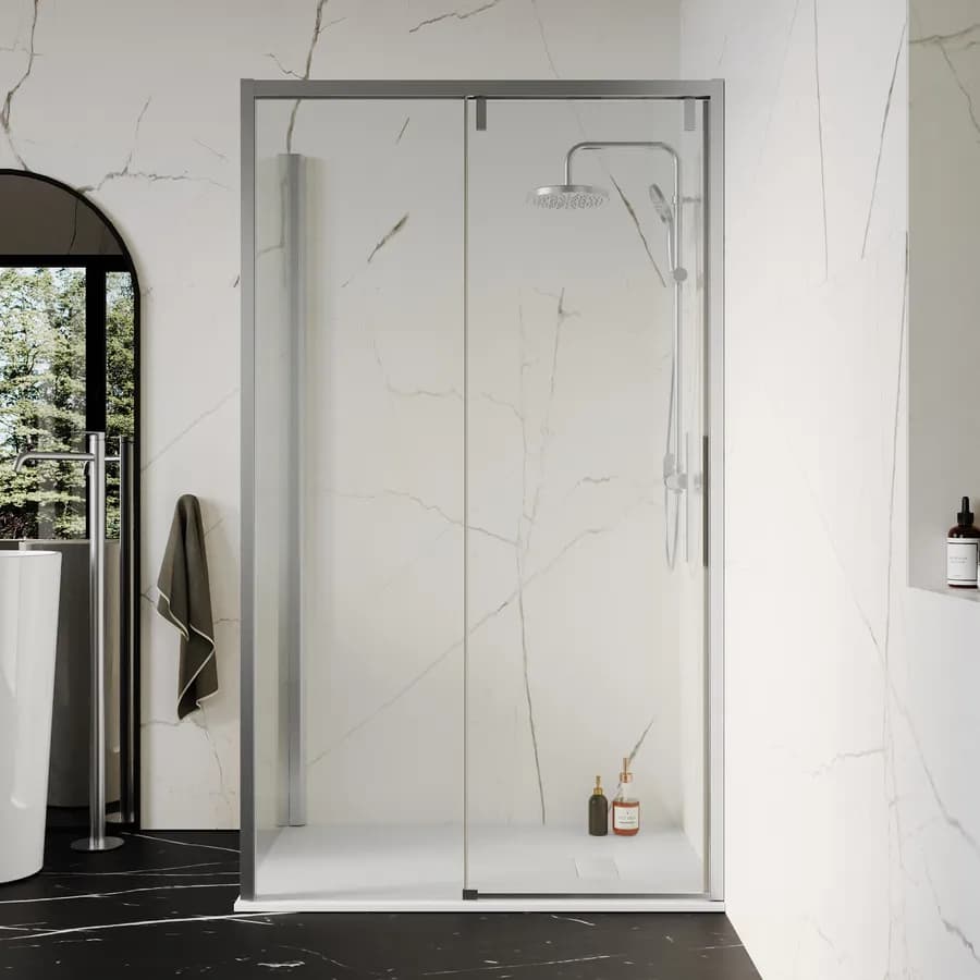 Box doccia 70x120 cm scorrevole SoftClose 8mm anticalcare 200h - Anthea