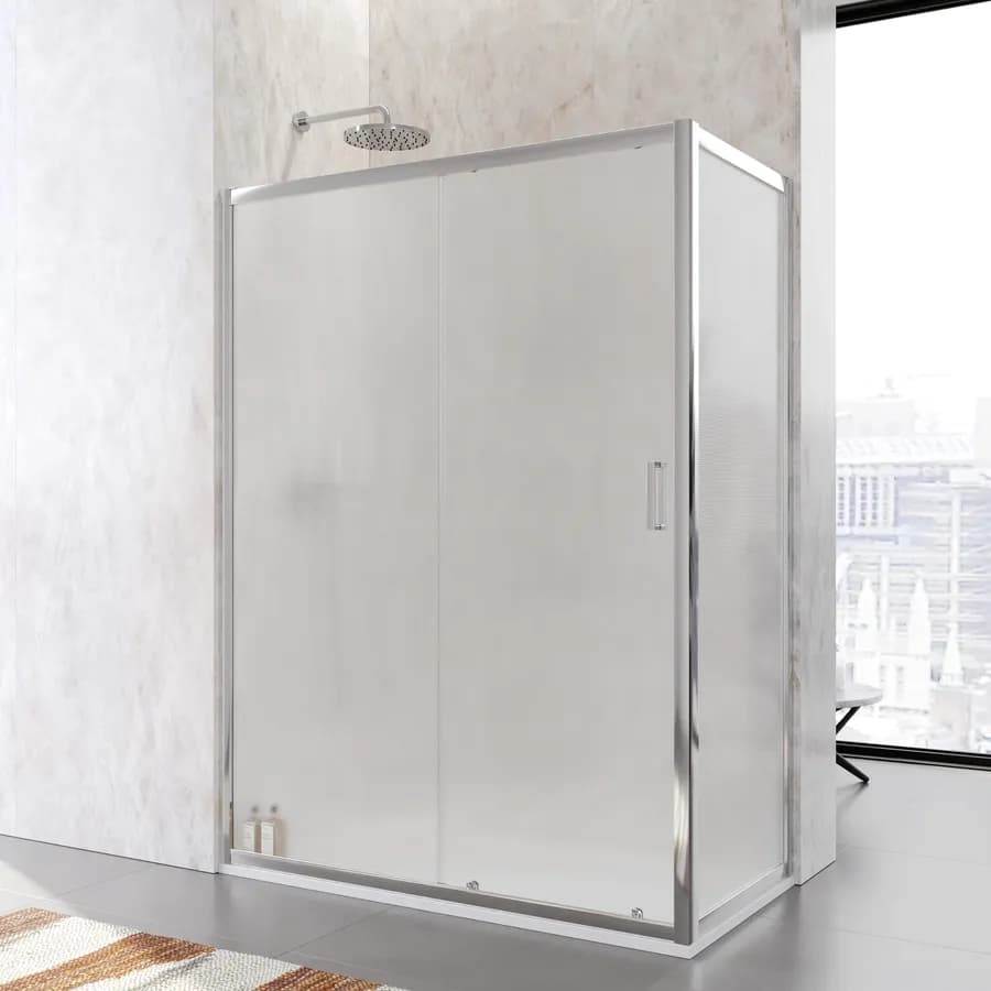 Box doccia 70x150 cm scorrevole vetro temperato 6mm stampato 185h - Young
