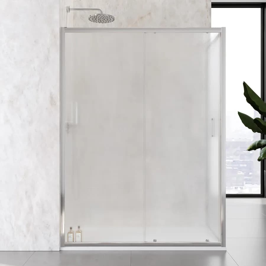 Box doccia 70x150 cm scorrevole vetro temperato 6mm stampato 185h - Young