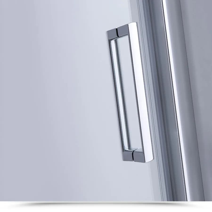 Box doccia 70x160 cm doppio scorrevole vetro temperato 6mm trasparente 185h - Young