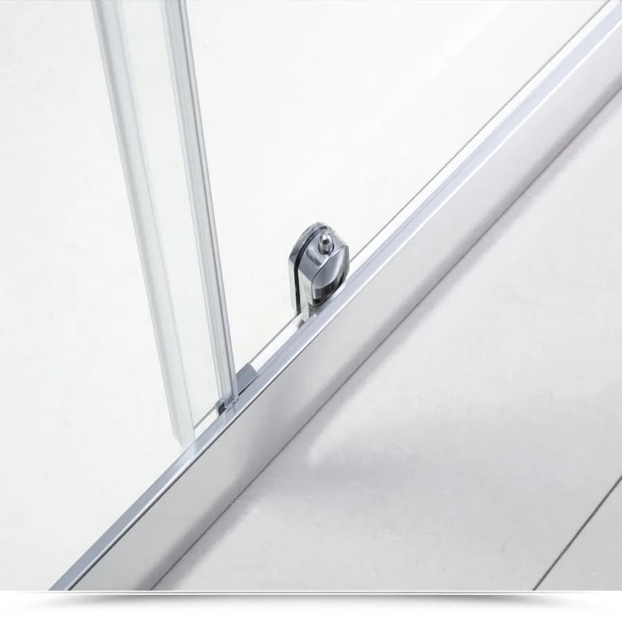 Box doccia 70x160 cm doppio scorrevole vetro temperato 6mm trasparente 185h - Young