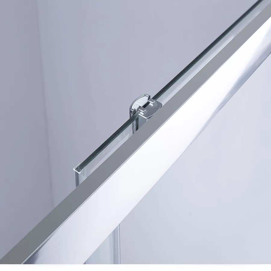Box doccia 70x160 cm doppio scorrevole vetro temperato 6mm trasparente 185h - Young