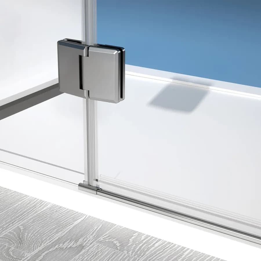Box doccia 70x90 cm battente vetro temperato anticalcare 195h - Closet
