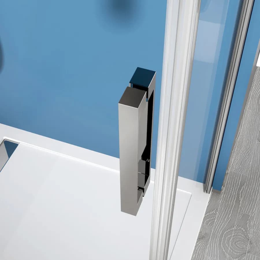 Box doccia 70x90 cm battente vetro temperato anticalcare 195h - Closet