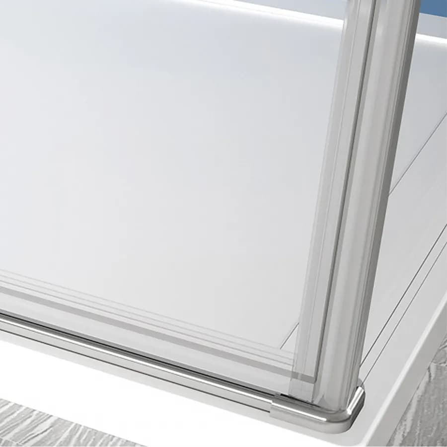 Box doccia 80x110 cm battente vetro temperato anticalcare 195h - Closet