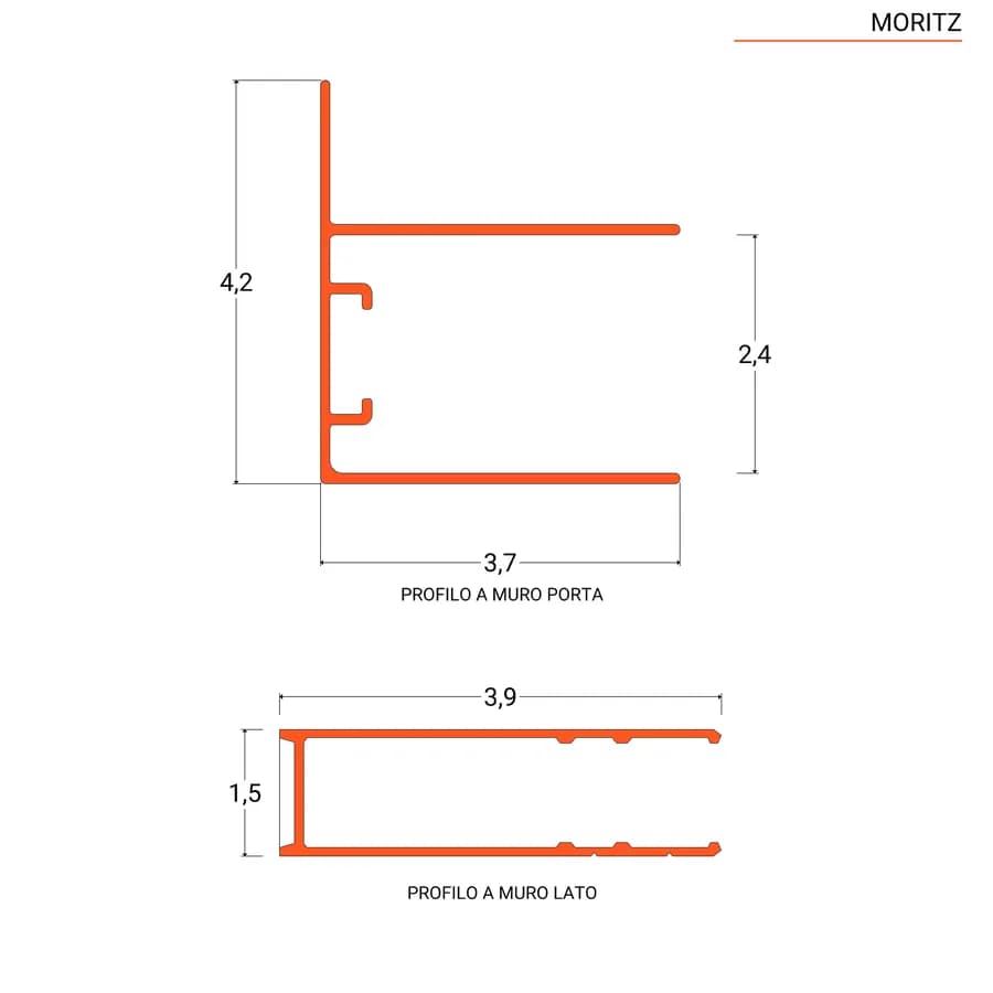 Box doccia 80x140 cm porta scorrevole vetro opaco profilo cromo 195h - Moritz