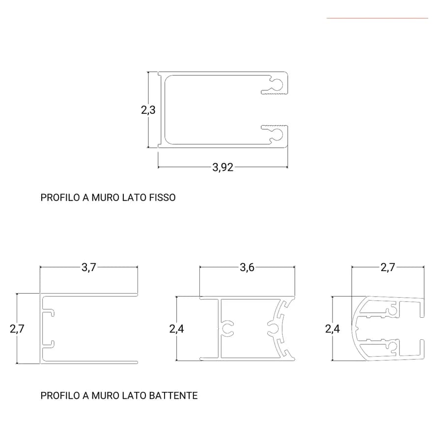 Box doccia 80X80 cm lato fisso specchiato con battente e profilo cromo 200h - Artego Duo