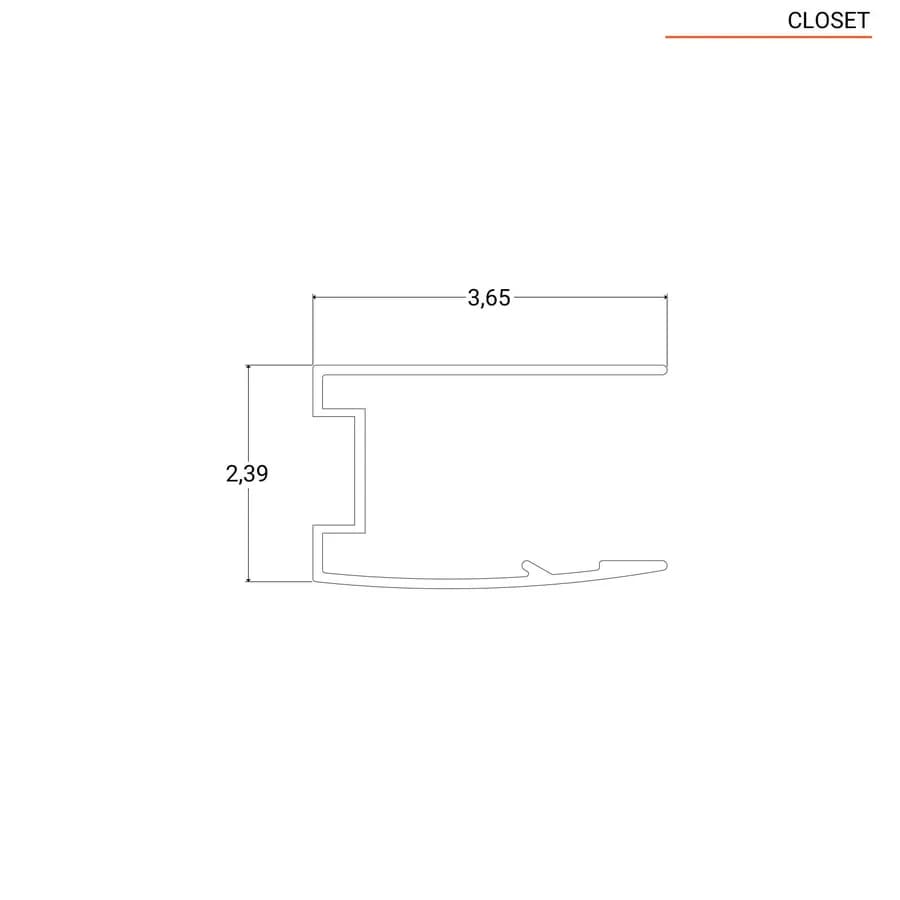 Box doccia 90x100 cm battente vetro temperato anticalcare 195h - Closet