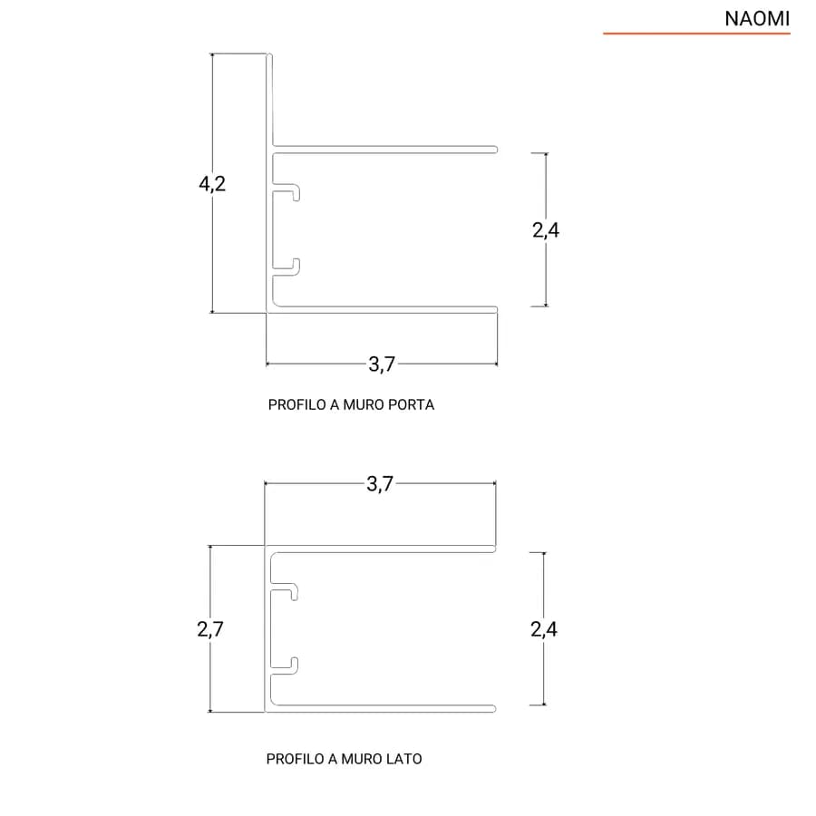 Box doccia angolare 65x125 cm scorrevole 4 ante anticalcare telaio nero - Naomi