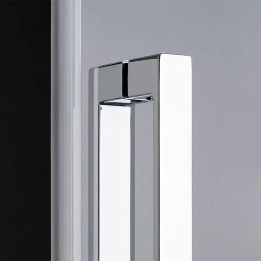 Box doccia angolare 160x90 cm scorrevole dx cristallo anticalcare 8 mm 200h cromo - Abelia