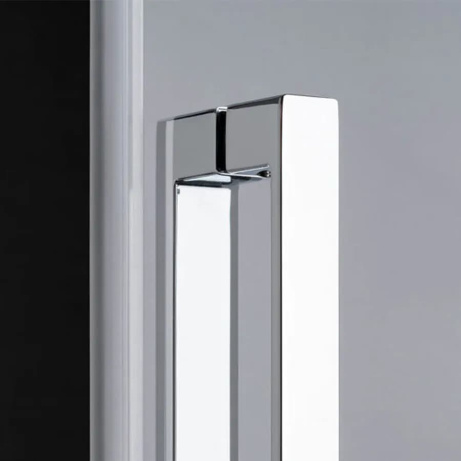 Box doccia angolare 180x90 cm scorrevole dx cristallo anticalcare 200h cromo - Garbo