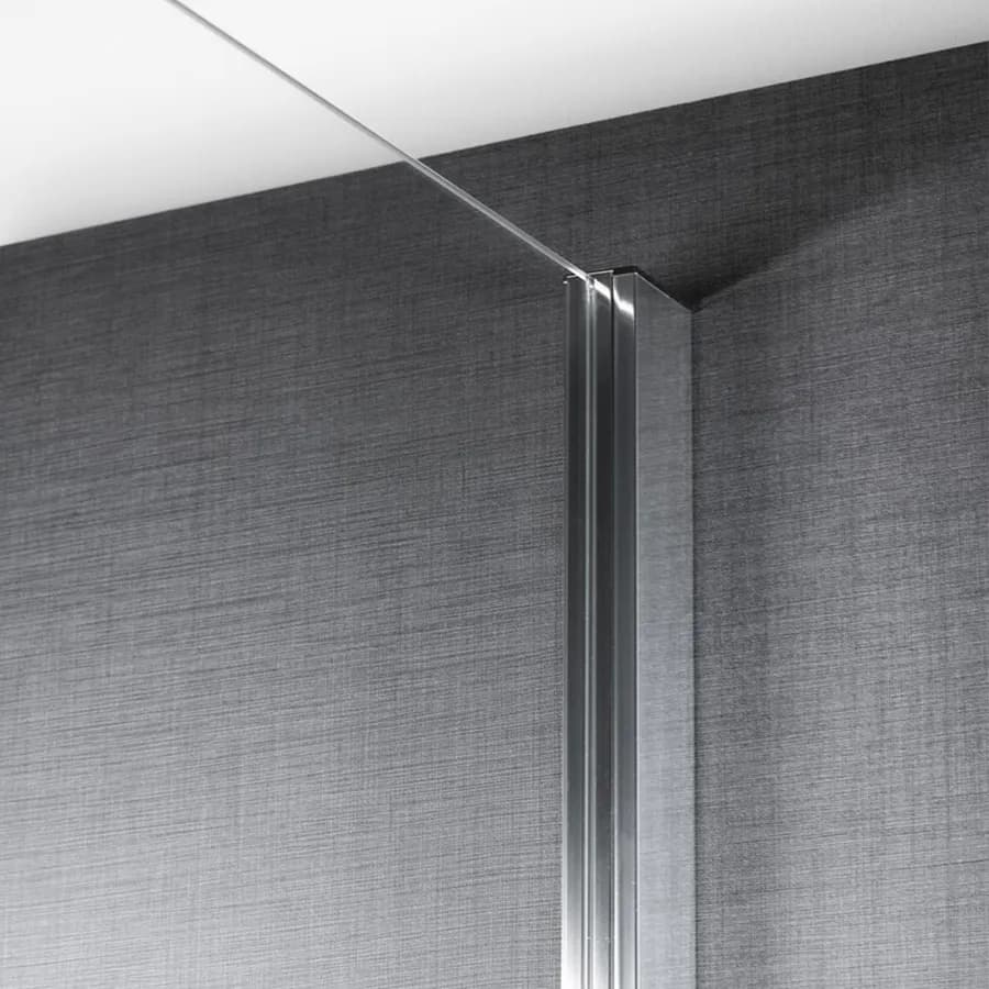 Box doccia angolare doppio scorrevole 140x80 cm in cristallo anticalcare - Garbo
