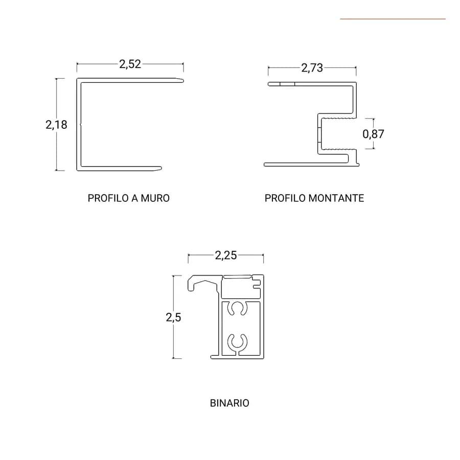 Box doccia nicchia 160 cm doppio scorrevole con vetro slim trasparente e profilo cromo 195h - Glide