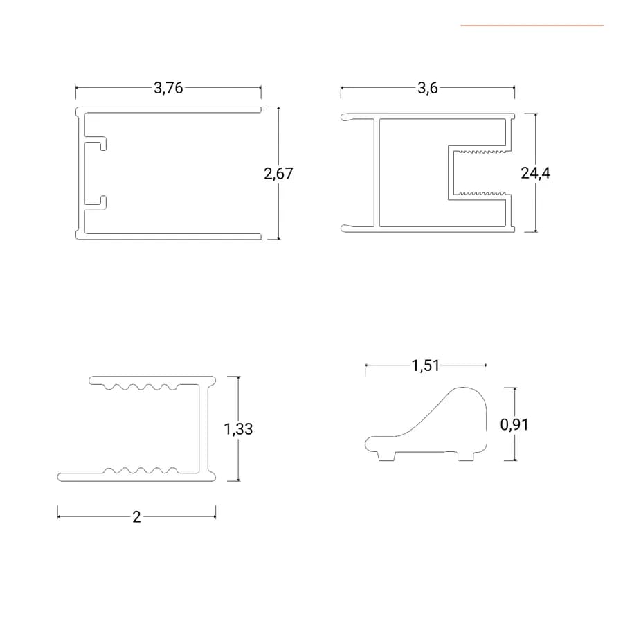 Box doccia nicchia 70 cm soffietto vetro anticalcare fumè e profilo cromo 195h - Flexy