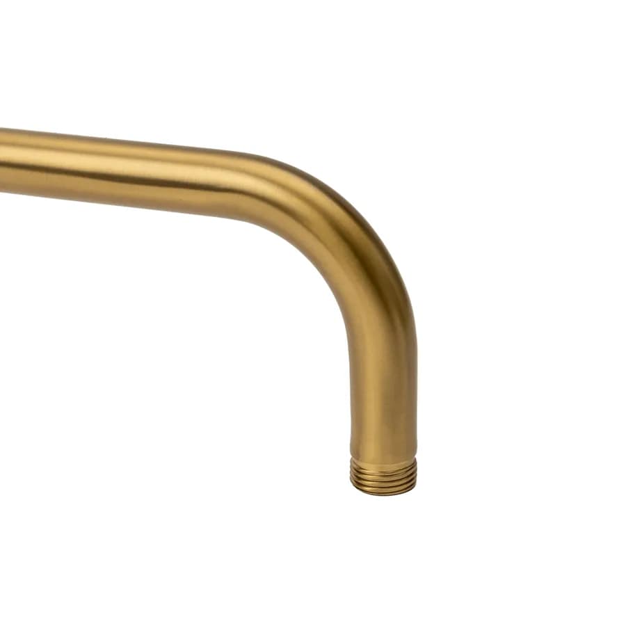 Braccio doccia 35 cm in ottone oro spazzolato