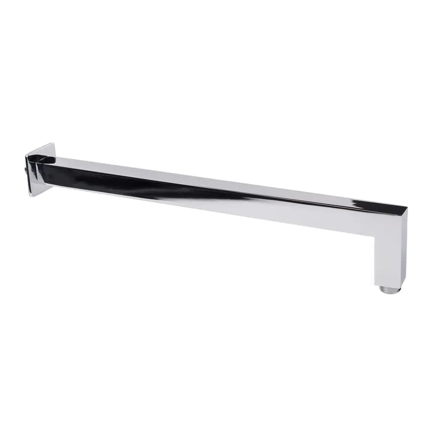 Braccio doccia a gomito 40 cm ottone cromato attacco standard
