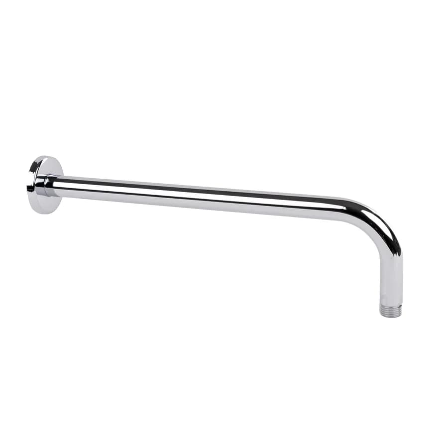 Braccio doccia da 35 cm in ottone cromato universale con attacco soffione universale