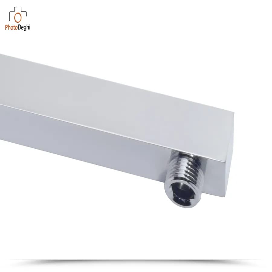 Braccio doccia design squadrato 40 cm a muro Jacuzzi - Rubinetteria arredo bagno per soffione
