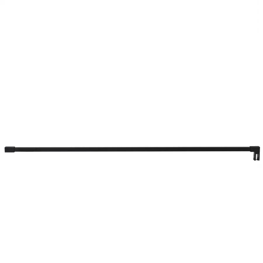 Braccio walk-in 120 cm per box doccia finitura nero opaco