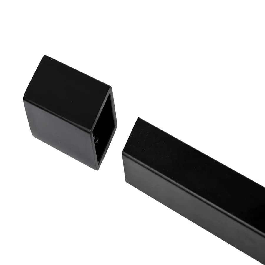 Braccio walk-in 120 cm per box doccia finitura nero opaco