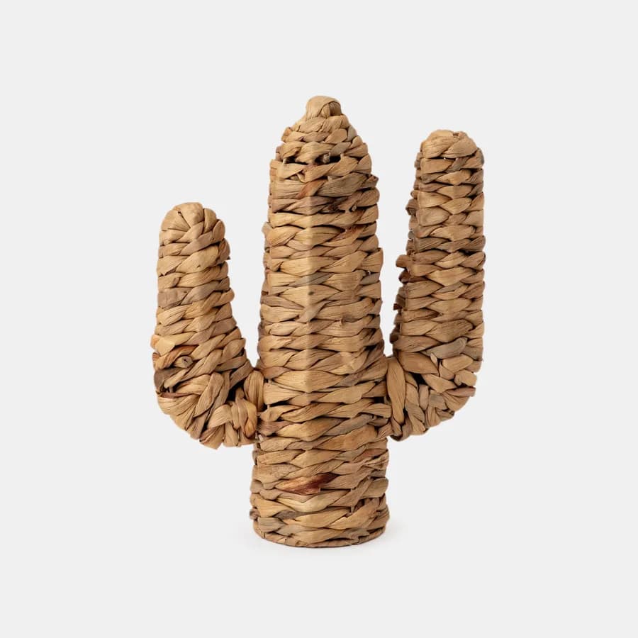 Cactus decorativo 35h cm in corda naturale di giacinto