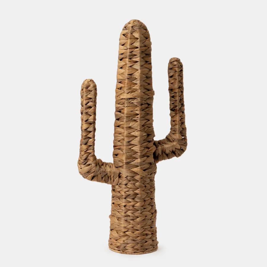 Cactus decorativo 75h cm in corda naturale di giacinto