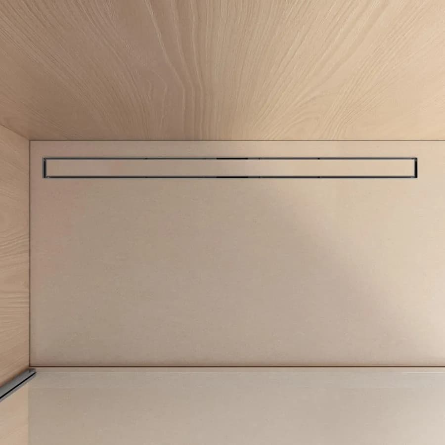 Canalina doccia 120 cm cover piastrellabile in acciaio inox - Stiletto