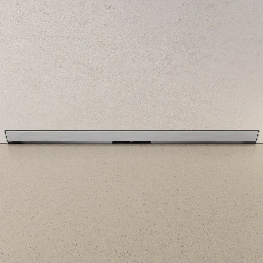 Canalina doccia a parete 80 cm in acciaio inox - Stiletto