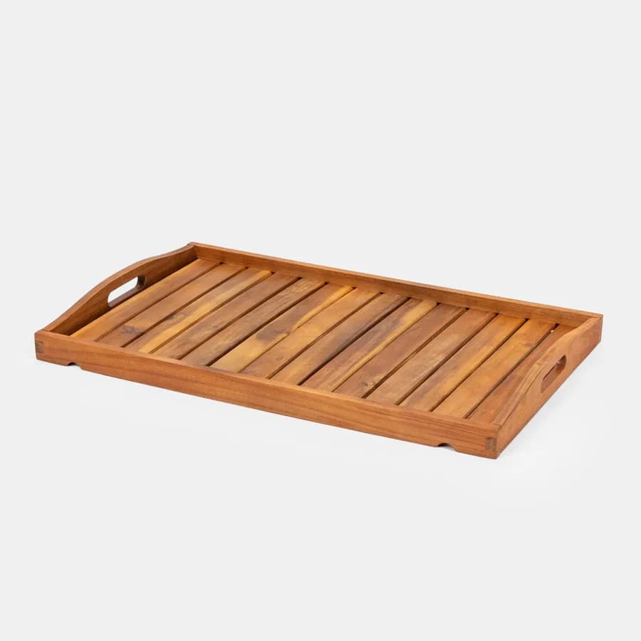 Carrello portavivande in legno di acacia - Paja