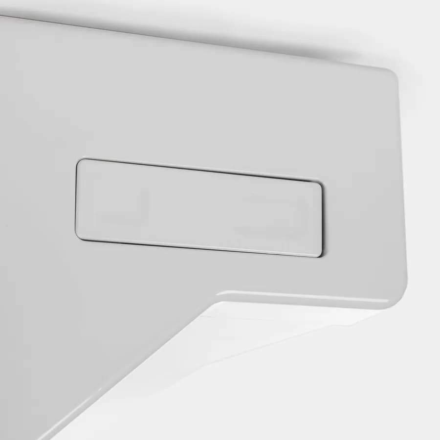 Cassetta WC ad angolo con pulsante start/stop - Angolo