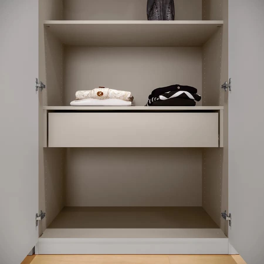 Cassetto soft close cashmere per armadio da 100 cm - Ventur