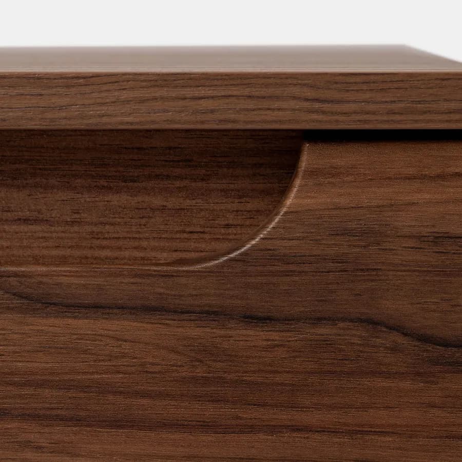 Cassettone sospeso 100 cm con top rovere deciso - Sleek
